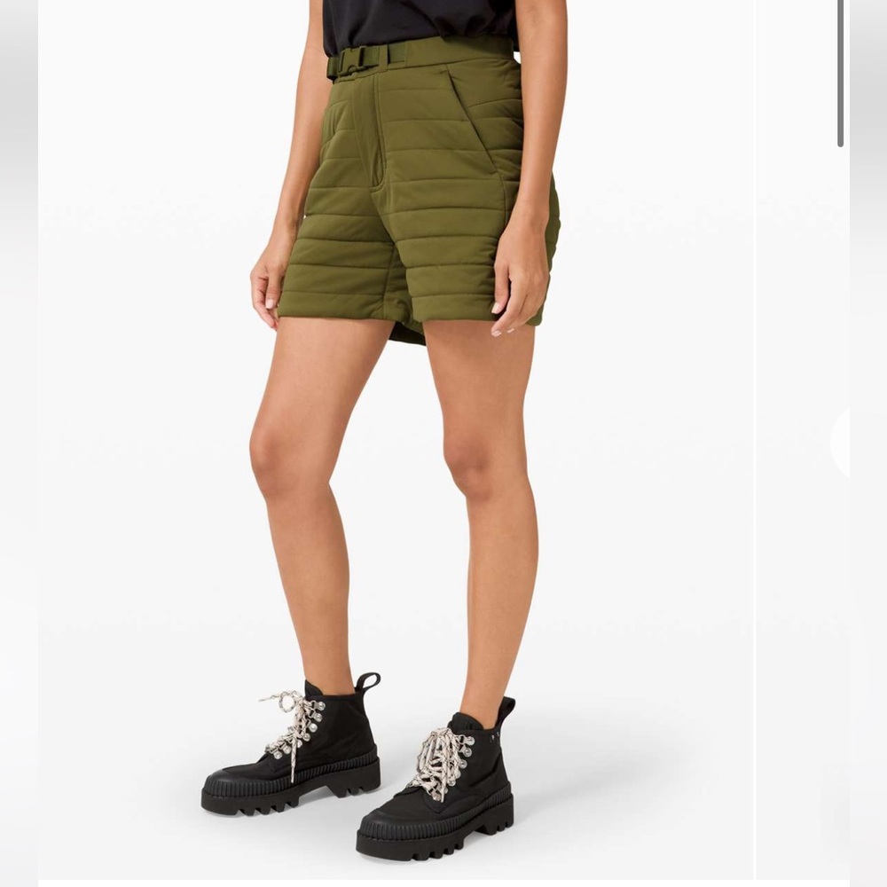 Lululemon Dynamic Movement Shorts 5” size 12 bronze green